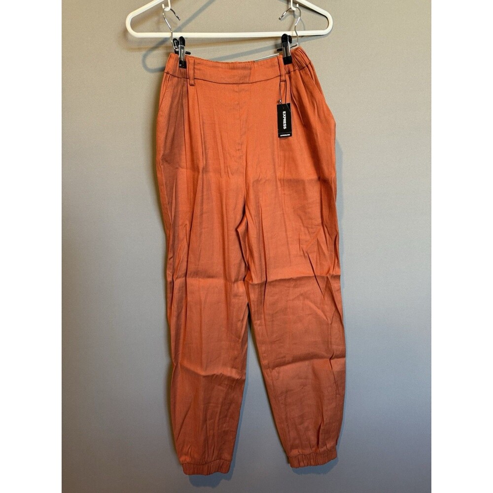 NEW w/ Tags Express High Rise Ankle Pant in Burnt Orange Size XS MSRP: $80